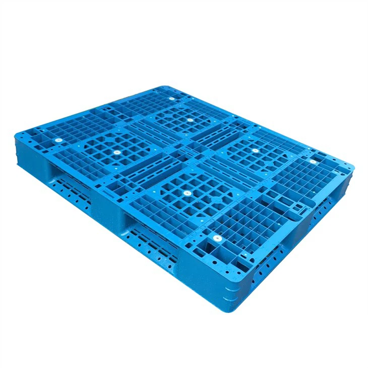 Heavy Duty Blue Stackable Plastic Pallet factory