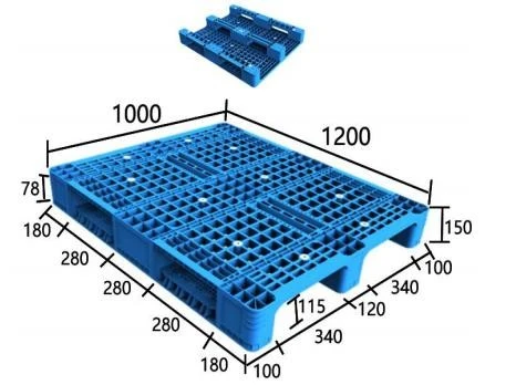 Plastic Euro Racking Pallet