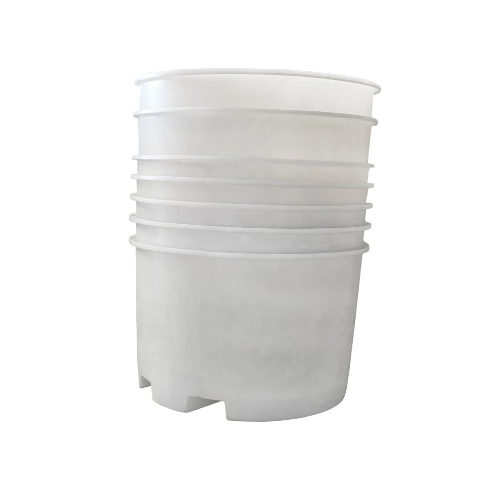 Customizable Chemtainer Bulk Fork-Lift Round Plastic Containers
